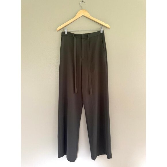 Banana Republic Stretch Wide Leg Dress Pants w/ Tie Waist – Size 6 - Picture 1 of 9